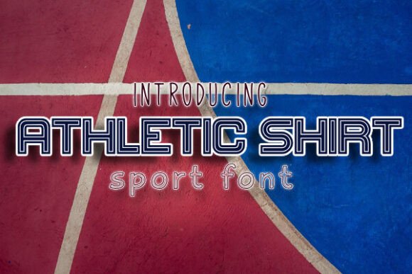 Athletic Shirt: A Bold Display Font for Sporty Branding