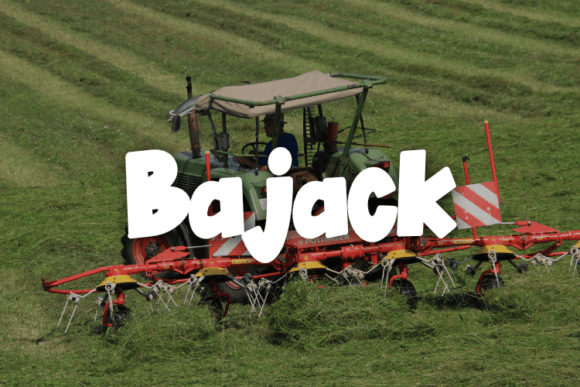 Bajack Display Typeface for Editorial Design and Branding