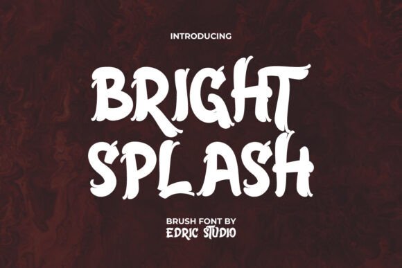 Bright Splash Font for Standout Campaign Visuals