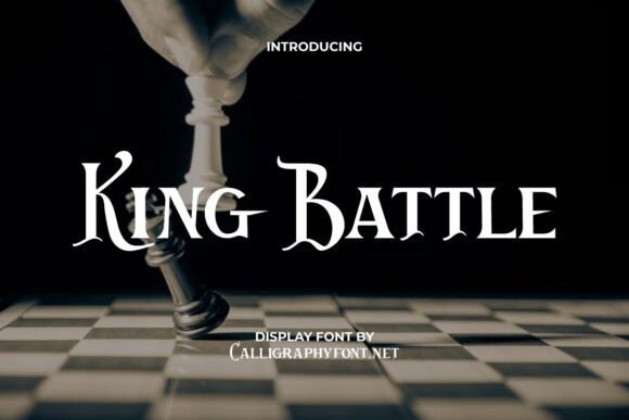 Build a Memorable Brand with King Battle Display Font