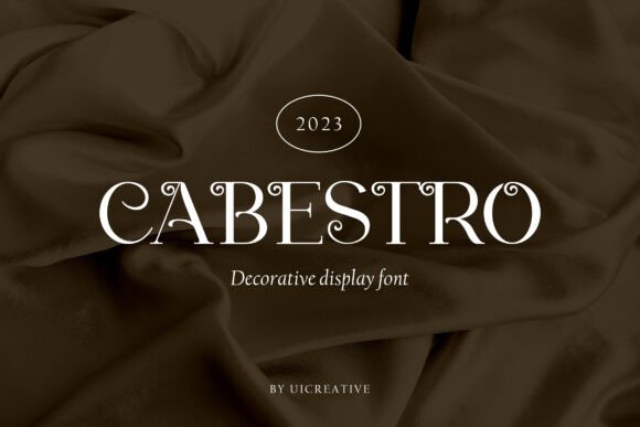 Cabestro Display Font: Elegant Typography for Branding and Marketing