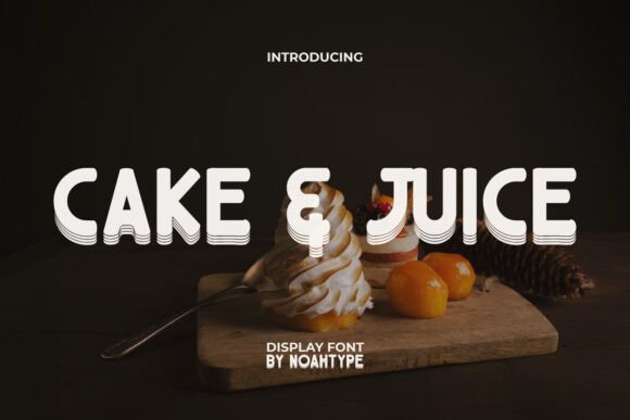 Cake Juice Font for Bold Campaign Headlines That Stand Out
