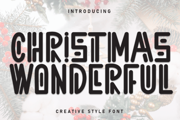 Christmas Wonderful Font