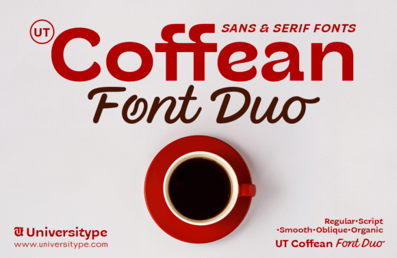 Coffean Font Duo for Warm and Organic Brand Identity
