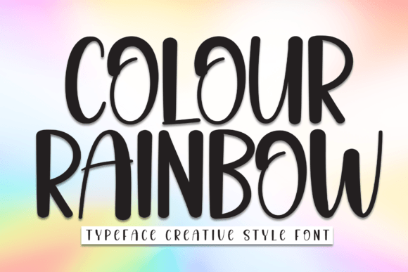 Colour Rainbow: A Handwritten Font for Editorial Warmth