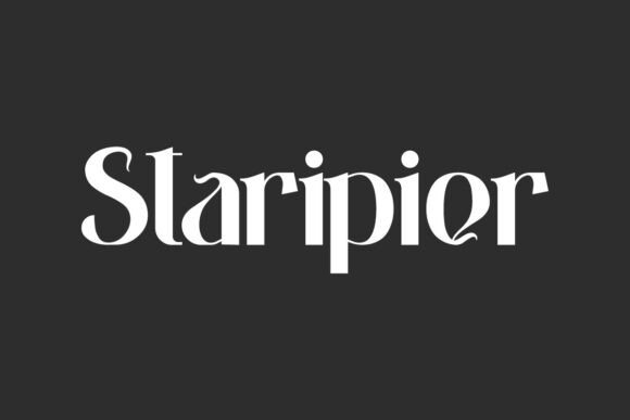Craft Beautiful Products with Staripier Serif Display Font