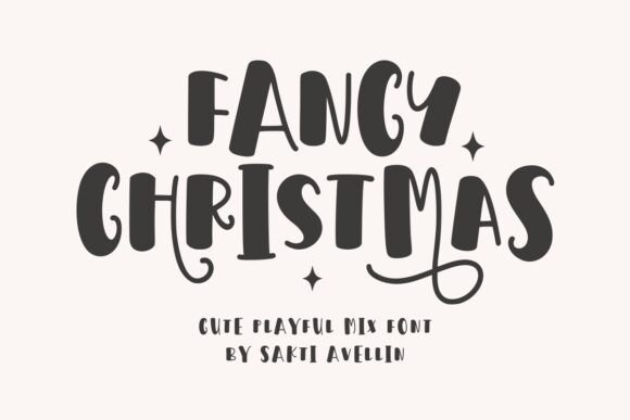 Fancy Christmas Font for Festive Web Design