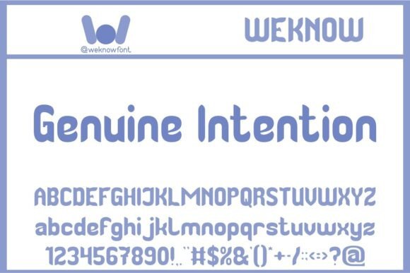 Genuine Intention: A Display Font for Digital Branding