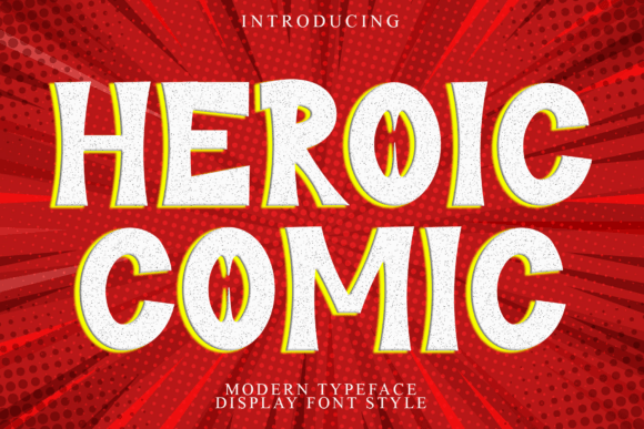 Heroic Comic Brings Bold Energy to Your Brand Fonts