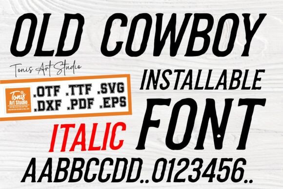 Old Cowboy Italic: Bold and Rustic