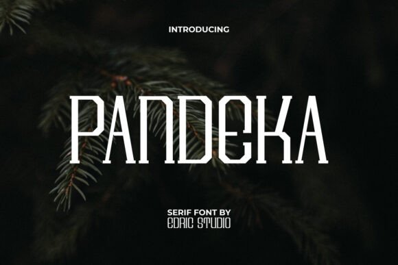 Pandeka Font Review for Handmade Labels and Product Packaging