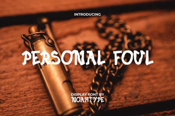 Personal Foul Font for Crafters and Small Shop Owners