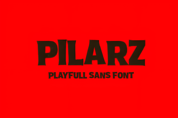Pilarz: A Playful Display Font
