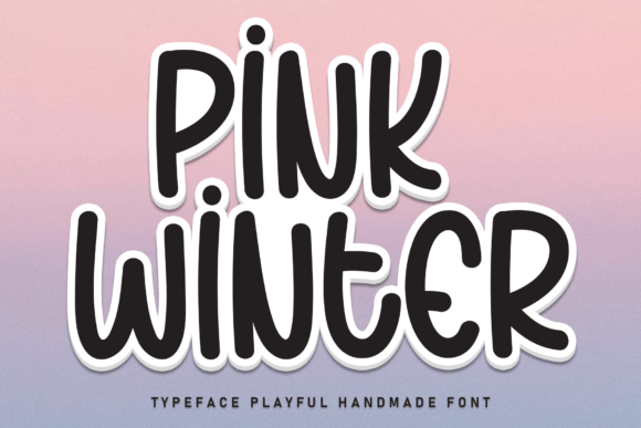 Pink Winter Font for Creative Campaigns