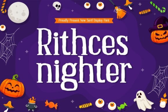 Ritches Nighter Font for Halloween Branding