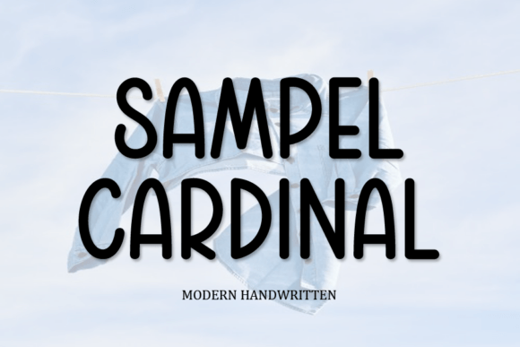 Sampel Cardinal: A Quirky Display Font for Creative Projects