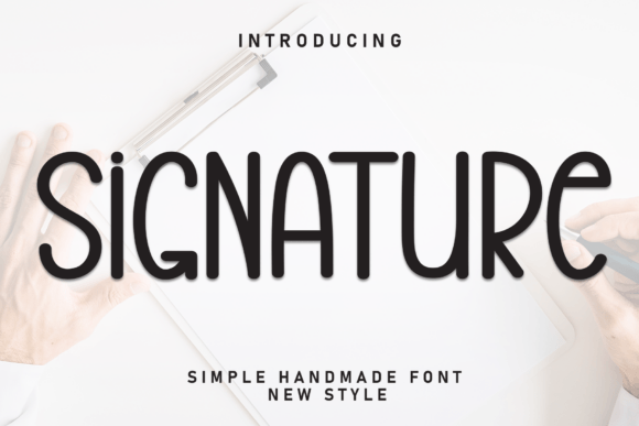 Signature Display Font for Small Business Branding That Stands Out