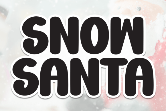 Snow Santa Font Review
