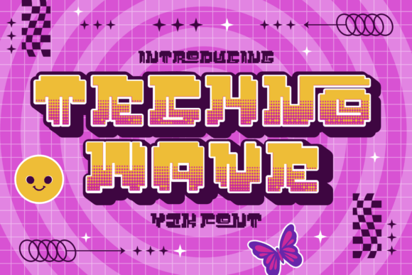 Techno Wave Font