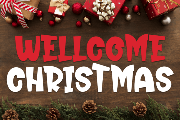 Wellcome Christmas Font: Handwritten Display for Heartfelt Campaigns