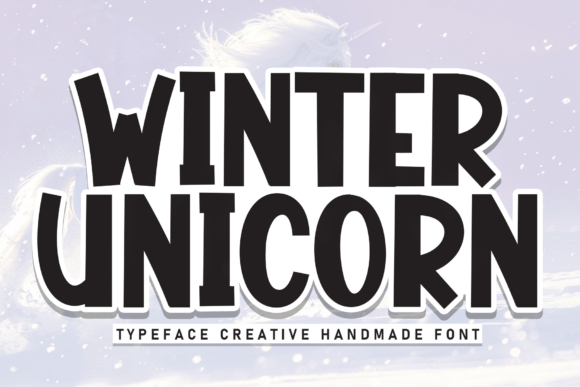 Winter Unicron: A Playful Display Font for Crafters